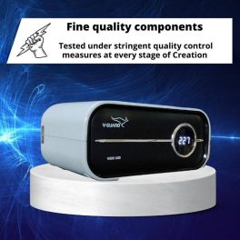 Vguard VSDI100, Stabilizer for Up-To 900 Litre with Digital Display System, Intelligent time delay System, ABS Cabinet and 5 Years Warranty, Grey