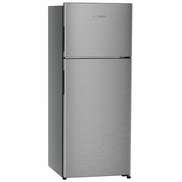 Liebherr TCPSiB 2401 245L 2 Star inverter Double Door Refrigerator, 20 Years Warranty on Compressor, Silver steel