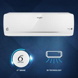 Whirlpool 3D Cool 1.5 Ton 3 Star Inverter Split AC with 5-in-1 Convertible, White