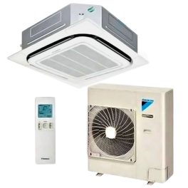 Daikin 2 Ton 3 Star, 4 Way Inverter Cassette AC with Auto Restart Feature, White, FCVFQ71AV16