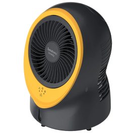 Symphony Mini Portable Air Cooler with Touch Control, 3 Speed Adjustable Mode, Adjustable Air Outlet & Water/Ice Inlet, Yellow, Buddy