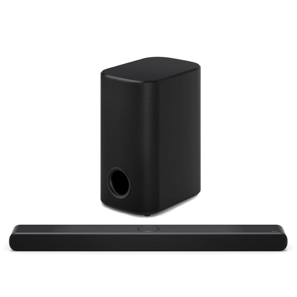 LG S77TY, 400 Watts with 3.1.2 Channel Speaker with Dolby Atmos and Wireless Subwoofer, Black