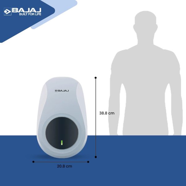 Bajaj Verre Plus, 5 Litre Instant Water Heater with 6 Bar Pressure, Rust Proof Body and BIS Approved ISI Marking, White