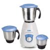 Glen SA-4029, 550 Watt 3 Jar Mixer Grinder with 3 Speed and Pulse Function, with Overload Protector, and 2 Year Warranty, White/Blue