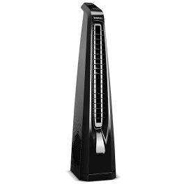 Symphony Surround B, Tower Fan For Home with BLDC Turbo Throw, Touchscreen Control Panel, Remote Control and Low Power Consumption, Black
