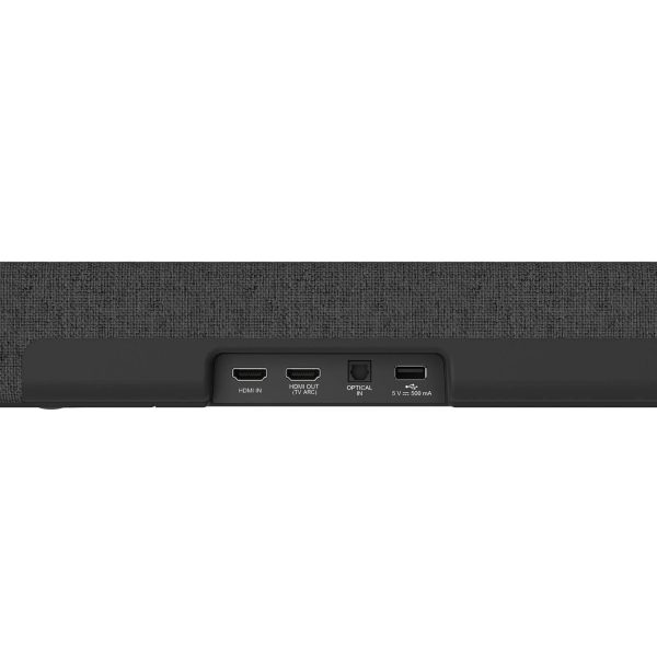 LG SP2, 100 Watt 2.1 Channel Soundbar with built in subwoofer, AI Sound Pro and Eco Friendly Design, Black