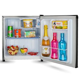 GEM GRDN-70DGWC, 50 Litre Minibar Fridge with 1 Star Rating and Rotary Compressor, Silver