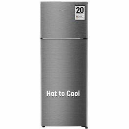 Liebherr TCPSiB 2401 245L 2 Star inverter Double Door Refrigerator, 20 Years Warranty on Compressor, Silver steel