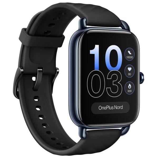 Oneplus OPBBE221, Oneplus Nord Watch with 1.78 Amoled Display, 60 Hz Refresh Rate, 10 Days Battery, Heart Rate and Stress Monitor, Deep Blue