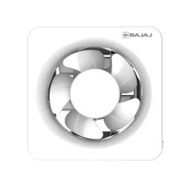Bajaj Maxima Neo 150MM, 6 Inch Exhaust Fan with 100% Copper Motor, Auto Thermal Protector, Fire Retardant Material and Back Shutter, White