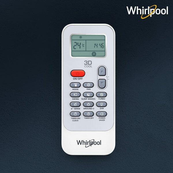 Whirlpool 3D Cool 1.5 Ton 5 Star Inverter Split AC with 5 in 1 Convertible, White