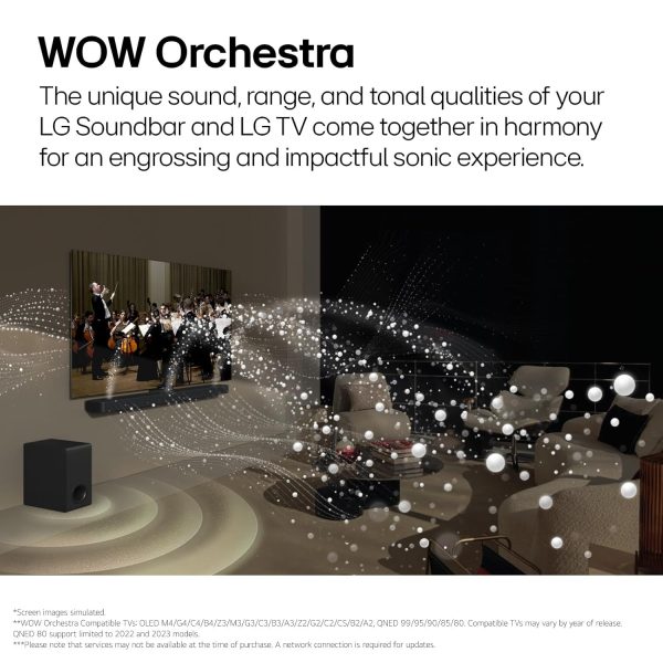 LG S77TY, 400 Watts with 3.1.2 Channel Speaker with Dolby Atmos and Wireless Subwoofer, Black
