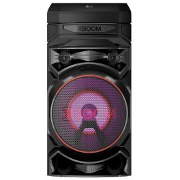 LG RNC5, Party Speaker with Double Super Bass Boost, Party Lighting, DJ Application, Karoke Star and Wireless Party Link, Black