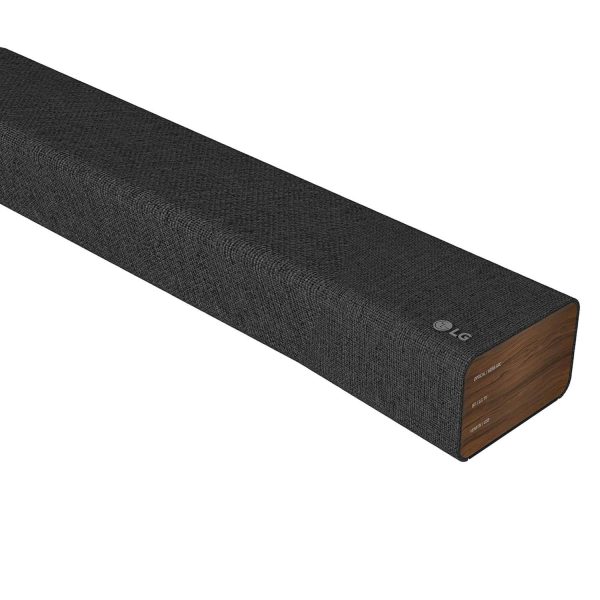 LG SP2, 100 Watt 2.1 Channel Soundbar with built in subwoofer, AI Sound Pro and Eco Friendly Design, Black