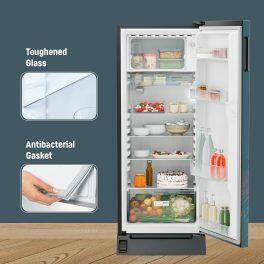 Liebherr 222L 5 Star Inverter,Direct Cool, Handsfree Open with Foot Pedal,Pocket Handle,Single Door Refrigerator,20 Yrs Warranty on Compressor, Freezer 22L (DFPTSE 2231)
