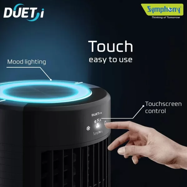 Symphony Duet-I Cooling Fan, Grey