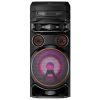 LG RNC7, Party Speaker with Double Super Bass Boost, Party Lighting, DJ Application, Karoke Star and Wireless Party Link, Black