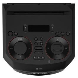 LG RNC7, Party Speaker with Double Super Bass Boost, Party Lighting, DJ Application, Karoke Star and Wireless Party Link, Black