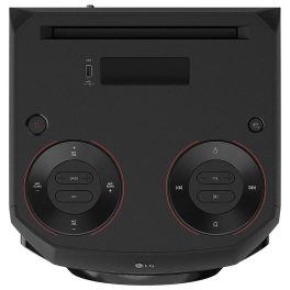 LG XL2, 80 Watt Party Speaker with Super Bass Boost, Karoke Bluetooth Party Speaker and LED Lighting, Black
