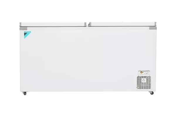 Daikin CRDF45DDARV16, 405 Litre Combo Cooler with Single phase shaded pole Motor, Four Side faster Cooling, Cooler- 220 Litre Freezer-185 Litre and 4 Year Warranty, White