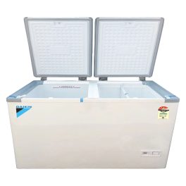 Daikin CRDF45DDARV16, 405 Litre Combo Cooler with Single phase shaded pole Motor, Four Side faster Cooling, Cooler- 220 Litre Freezer-185 Litre and 4 Year Warranty, White