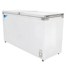 Daikin CRDF45DDARV16, 405 Litre Combo Cooler with Single phase shaded pole Motor, Four Side faster Cooling, Cooler- 220 Litre Freezer-185 Litre and 4 Year Warranty, White