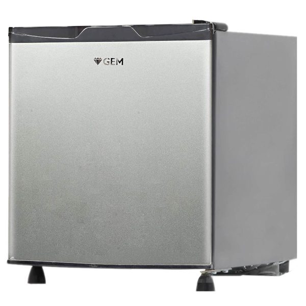 GEM GRDN-70DGWC, 50 Litre Minibar Fridge with 1 Star Rating and Rotary Compressor, Silver