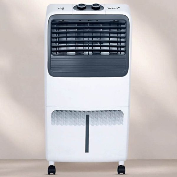 Livpure Chill 22L Personal Air Cooler with Honeycomb Pad & Thermal Overload Protection, White
