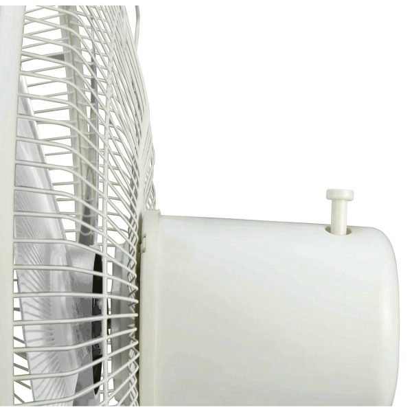 Bajaj Neo Spectrum 400MM, 16 Inch Table Fan with 100% Copper Motor, Overload Thermal Protector and 3 Speed Setting, White