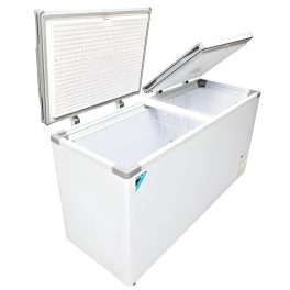 Daikin CRDF45DDARV16, 405 Litre Combo Cooler with Single phase shaded pole Motor, Four Side faster Cooling, Cooler- 220 Litre Freezer-185 Litre and 4 Year Warranty, White