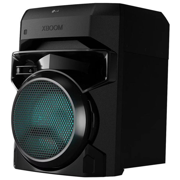 LG XL2, 80 Watt Party Speaker with Super Bass Boost, Karoke Bluetooth Party Speaker and LED Lighting, Black