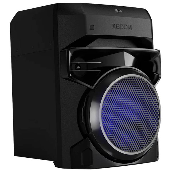 LG XL2, 80 Watt Party Speaker with Super Bass Boost, Karoke Bluetooth Party Speaker and LED Lighting, Black
