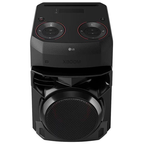 LG XL2, 80 Watt Party Speaker with Super Bass Boost, Karoke Bluetooth Party Speaker and LED Lighting, Black