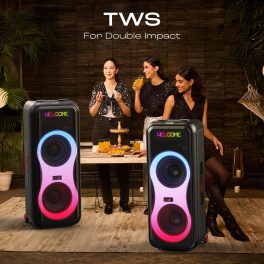 boAt PartyPal 600, 220 Watts Party Speaker with 7 Hours of Battery Backup, Black