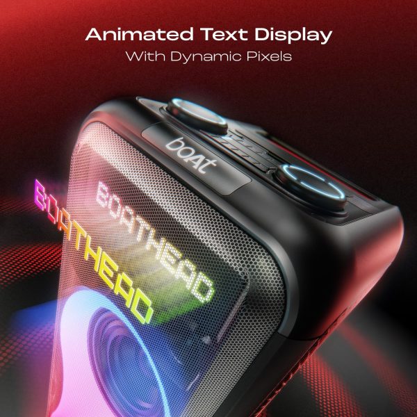 boAt PartyPal 600, 220 Watts Party Speaker with 7 Hours of Battery Backup, Black