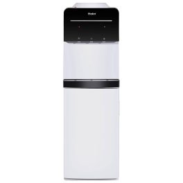 Haier Water Dispenser, Hot-Cold & Normal Tap with Digital Display, Child Lock Safety, Anti Corrosive, Black-White, HWD-3MPFS