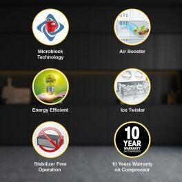 Whirlpool Fp 223D Protton Roy, 215 L Frost Free Triple-Door Refrigerator, Double Door Refrigerator Space, German Steel
