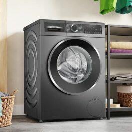 Bosch WNA2E4UCIN, 10.5/6 KG Inverter Fully Automatic Front Load Washer Dryer with LED Touch Display and 60 Litre Large Drum, Cast Iron Grey