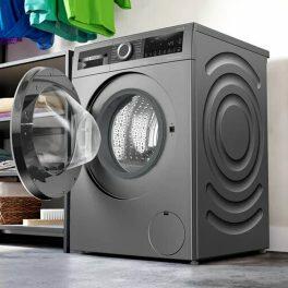 Bosch WNA2E4UCIN, 10.5/6 KG Inverter Fully Automatic Front Load Washer Dryer with LED Touch Display and 60 Litre Large Drum, Cast Iron Grey
