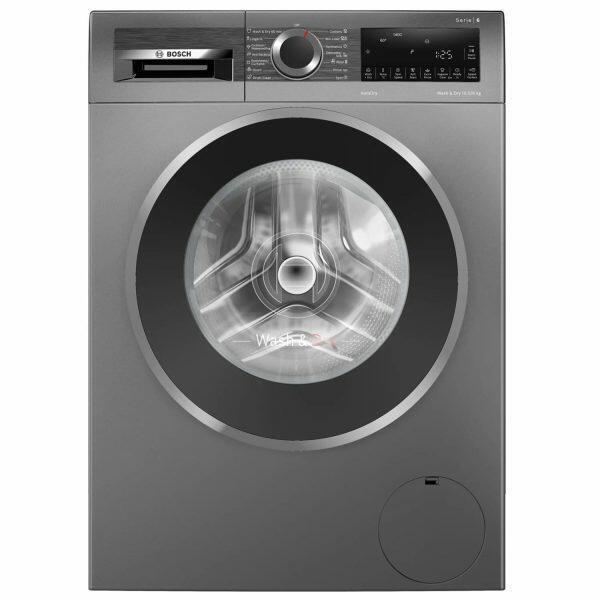 Bosch WNA2E4UCIN, 10.5/6 KG Inverter Fully Automatic Front Load Washer Dryer with LED Touch Display and 60 Litre Large Drum, Cast Iron Grey