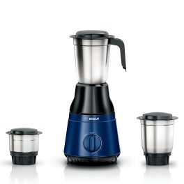 Bosch MG2213C3BI, TrueMixx Serie-2, 500 Watt 3 Jar Powerful Mixer Grinder 3 Jar with nylon Metal Couplers, Black and Blue