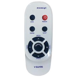 V-Guard Aikido B25, 25 Litre Personal Air Cooler with Honeycomb Cooling Pads and Remote, White