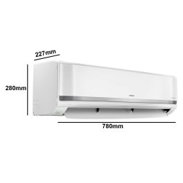 Hitachi RAS.V512PCBISH, 1 Ton 5 Star Inverter Split AC, Xpandable+, 100% Copper, Dust Filter, White