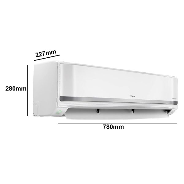 Hitachi RAS.V512PCBISH, 1 Ton 5 Star Inverter Split AC, Xpandable+, 100% Copper, Dust Filter, White