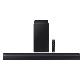 Samsung HW-C450/XL, 300 Watt 2.1 Channel Dolby Audio Soundbar, DTS Virtual:X, Surround Sound Expansion, Optical In, Wireless Subwoofer, Black