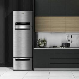Whirlpool Fp 223D Protton Roy, 215 L Frost Free Triple-Door Refrigerator, Double Door Refrigerator Space, German Steel