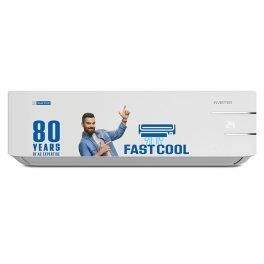 BlueStar IC318QNU, 1.5 Ton 3 Star Inverter Four Way Split AC, Copper Condenser, 5-in-1 Convertible, Turbo Cool, Blue Fins, White