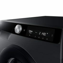 Samsung WW12DG6B24ABTL, 12KG 5 star Fully Front-Load Machine with Digital Inverter, AI Control, Super Speed, Wi-Fi and Inbuilt Heater, Black
