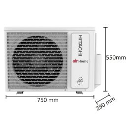 Hitachi RAS.V512PCBISH, 1 Ton 5 Star Inverter Split AC, Xpandable+, 100% Copper, Dust Filter, White