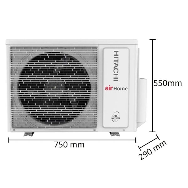 Hitachi RAS.V512PCBISH, 1 Ton 5 Star Inverter Split AC, Xpandable+, 100% Copper, Dust Filter, White